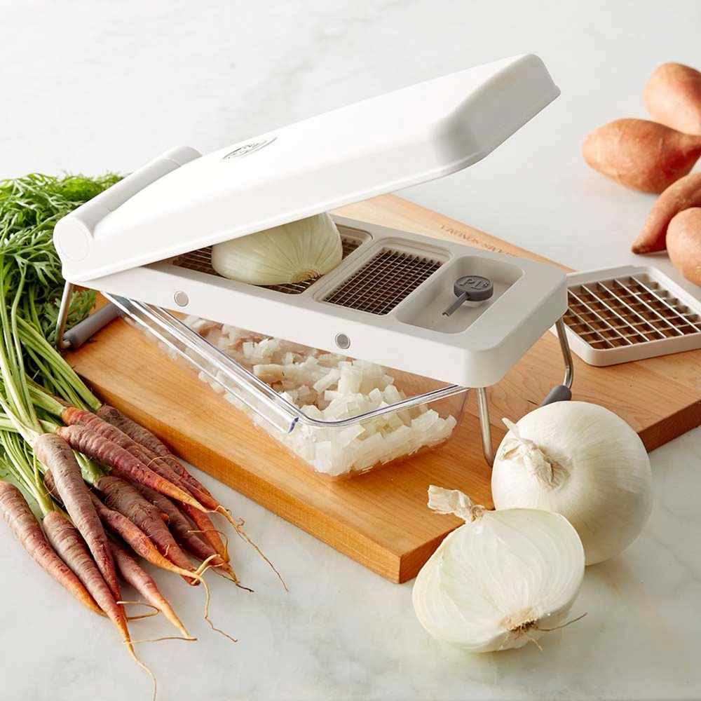 PL8 Professional Vegetable Chopper Dicer with Clear Catch Container